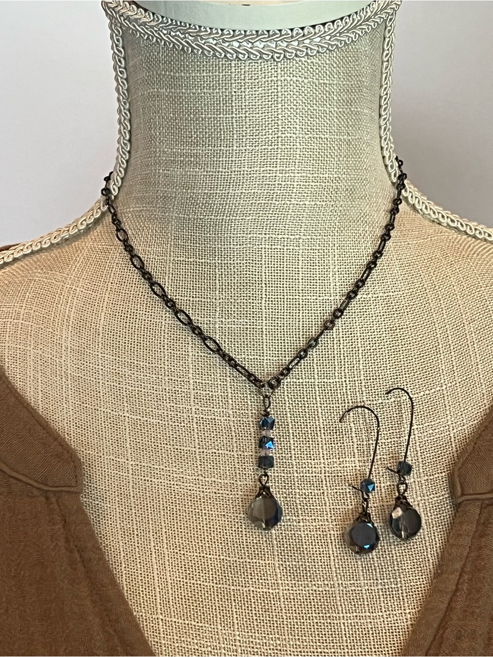 Faceted Glass Jewelry Set